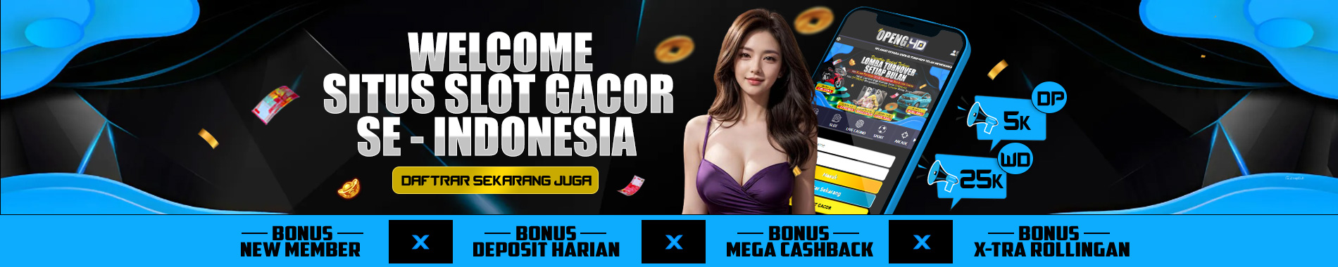 SELAMAT DATANG DI OPENG4D SITUS SLOT TERGACOR DI INDONESIA DENGAN MIN DEPO 5K